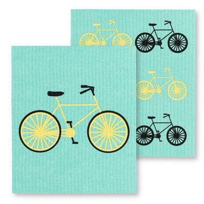 Bicycle Dish Cloth. Set of 2. - Lemon And Lavender Toronto