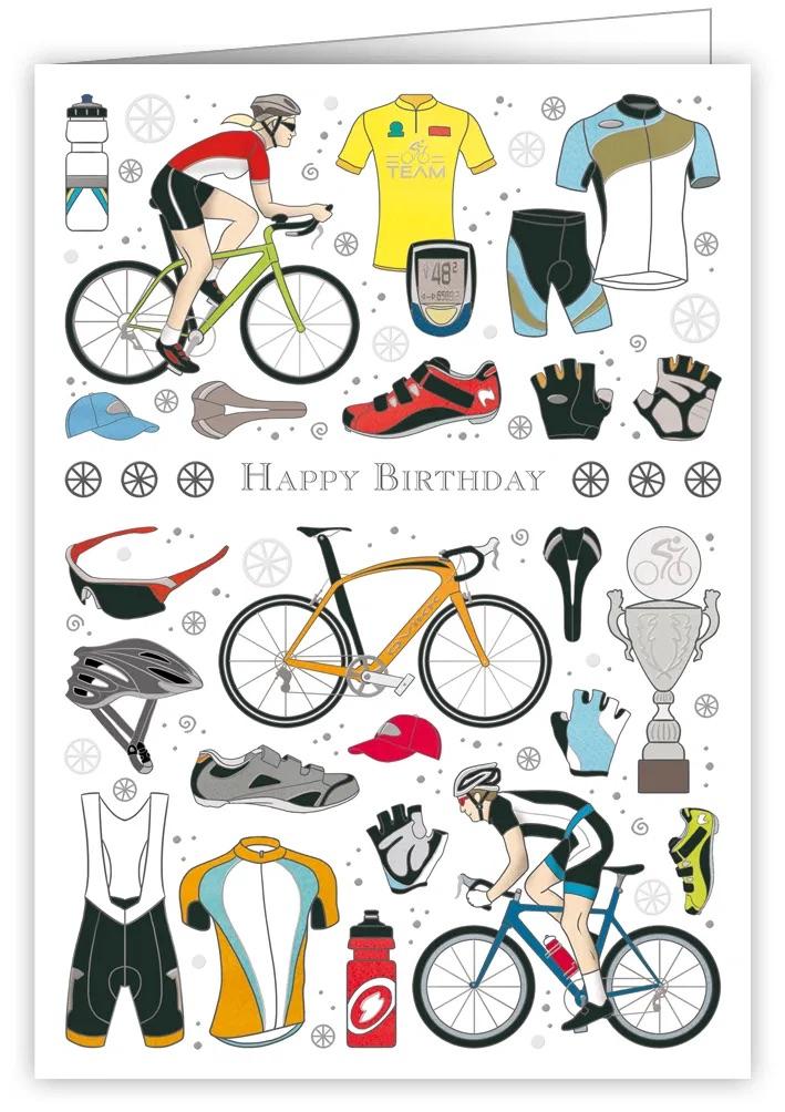 Bicycle Themed Happy Birthday - Lemon And Lavender Toronto
