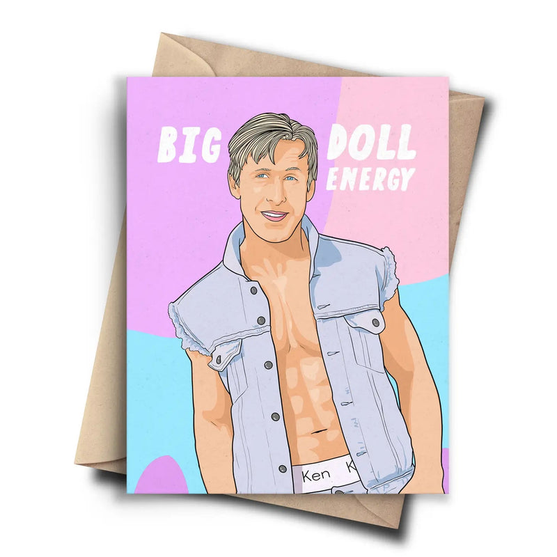 Big Doll Energy- Barbie Card - Lemon And Lavender Toronto