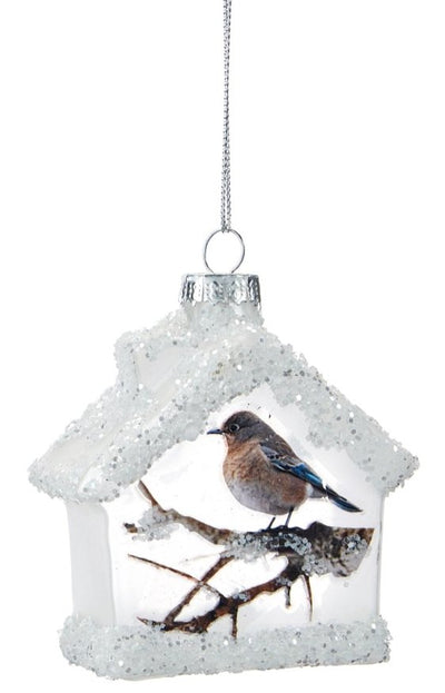 Bird House Glass Ornament ( Sold Individually) - Lemon And Lavender Toronto