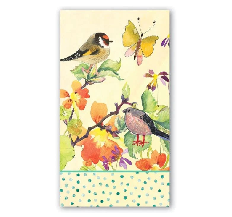 Birds & Butterflies Hostess Napkins - Lemon And Lavender Toronto