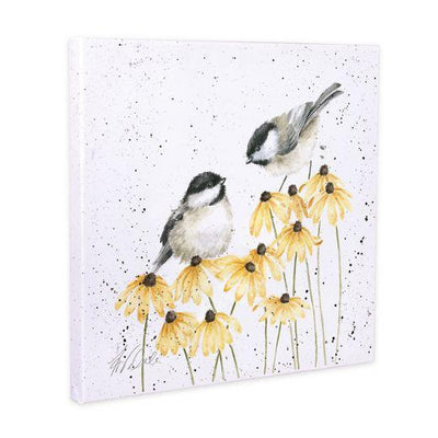Birds "My Sweet Chickadee" Canvas - Wrendale - Lemon And Lavender Toronto