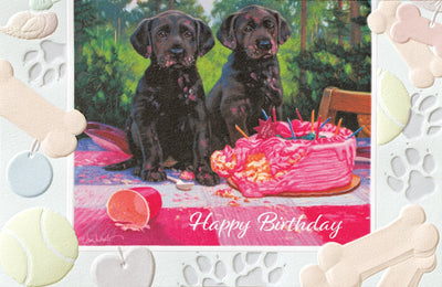 Birthday Bandits Greeting Card - Lemon And Lavender Toronto