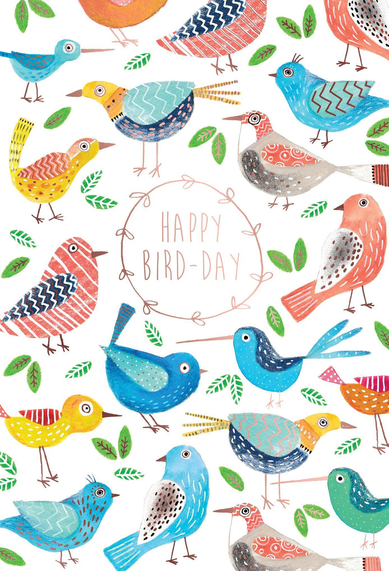 Birthday Birds - Card - Lemon And Lavender Toronto