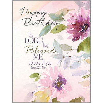 Birthday Card with Scripture "Lord has Blessed Me" - Card - Lemon And Lavender Toronto