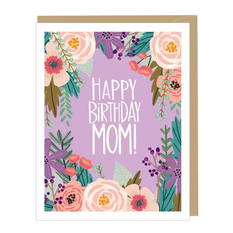 Birthday Mom Floral - Birthday Card - Lemon And Lavender Toronto