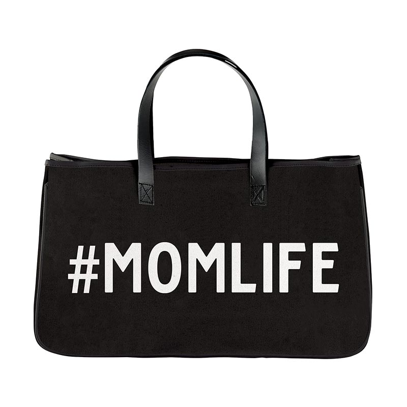 Black Canvas Tote - 