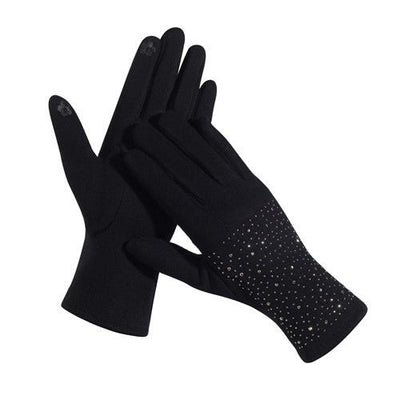 Black Gloves with Sparkle - Lemon And Lavender Toronto