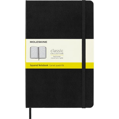 Black Squared Notebook Large Hardcover - Lemon And Lavender Toronto