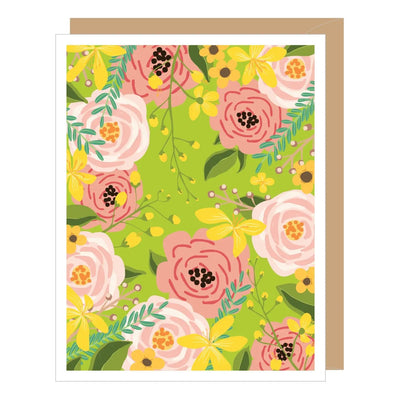 Blank Floral Greeting Card - Lemon And Lavender Toronto