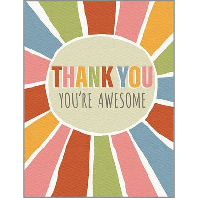 Blank Thank You Card Pack- Awesome Burst - Lemon And Lavender Toronto