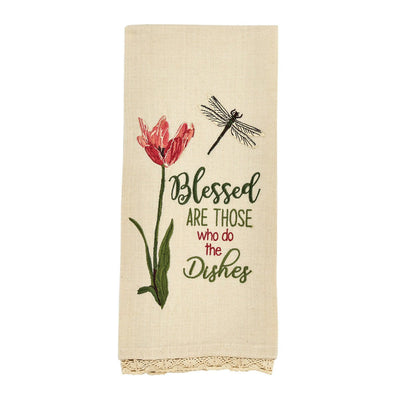 Blessed Are those Tea Towel - Lemon And Lavender Toronto