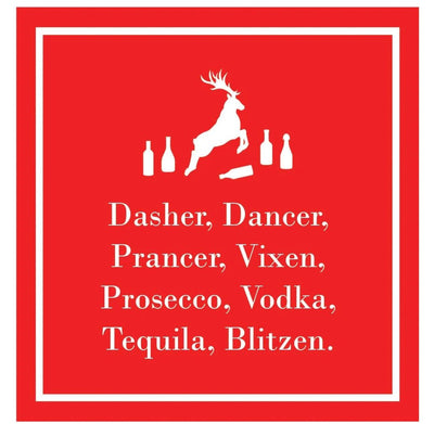 Blitzen Beverage Napkins - Lemon And Lavender Toronto