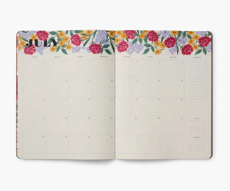 Blossom 2024 12-Month Appointment Notebook-Rifle Paper - Lemon And Lavender Toronto
