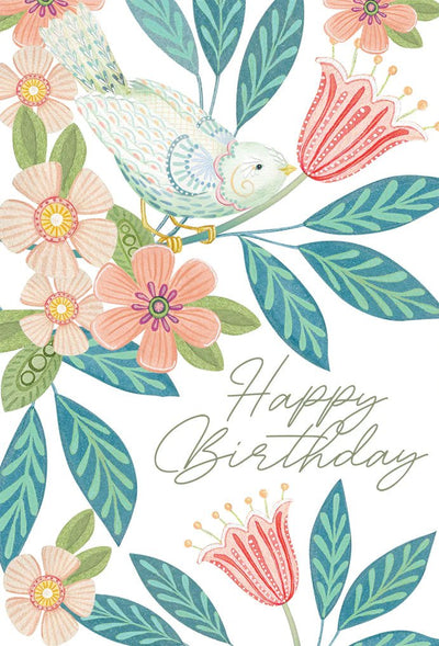 Blue Bird Birthday Card - Lemon And Lavender Toronto