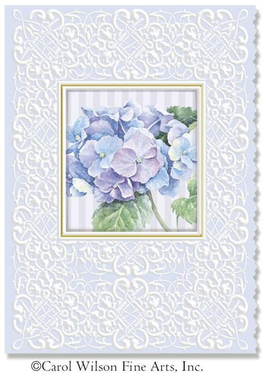 Blue Hydrangea Birthday - Card - Lemon And Lavender Toronto