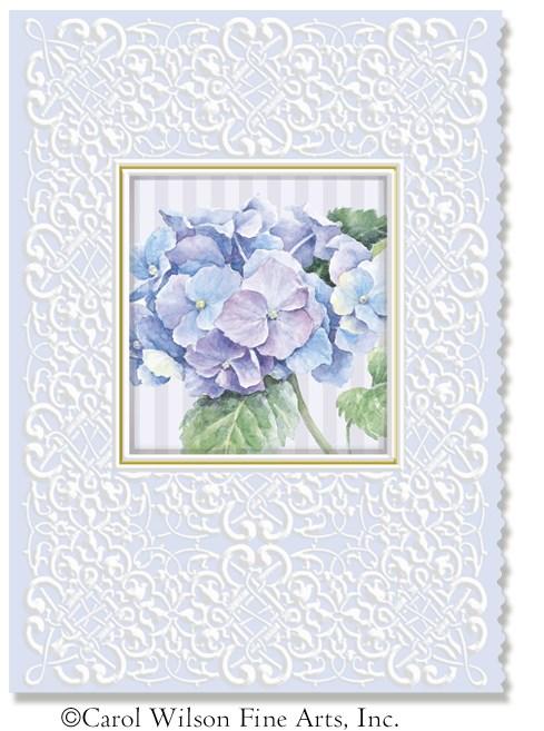 Blue Hydrangea Birthday - Card - Lemon And Lavender Toronto
