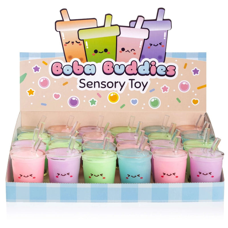 Boba Buddies Sensory Toy Fidget Squishy - Sold Individually - Lemon And Lavender Toronto