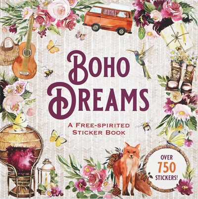 Boho Dreams Sticker Book - Lemon And Lavender Toronto