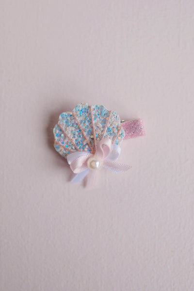 Boutique Sparkle Shell Hairclip - Lemon And Lavender Toronto