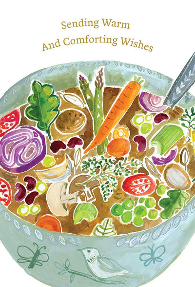 Bowl Of Soup Get Well Card - Lemon And Lavender Toronto