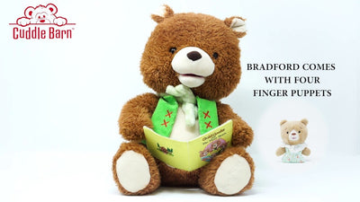 Bradford the Storytelling Bear - 4 finger puppets included - Lemon And Lavender Toronto
