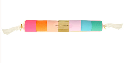 Bright Crepe Party Streamers - Lemon And Lavender Toronto