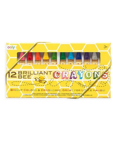 Brilliant Bee Crayons set of 12 - OOLY - Lemon And Lavender Toronto