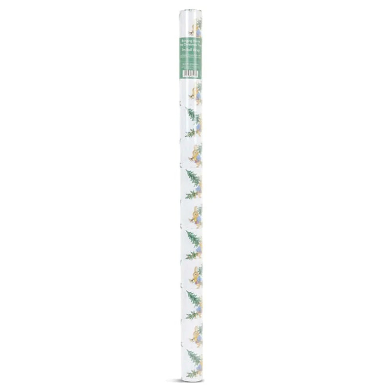 Bringing Home The Christmas Tree PETER RABBIT Gift Wrap Roll - Lemon And Lavender Toronto