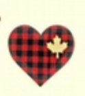 Buffalo Flag Heart Magnet - Lemon And Lavender Toronto
