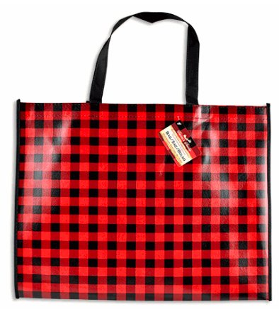 Buffalo Plaid Reusable Bag - Lemon And Lavender Toronto