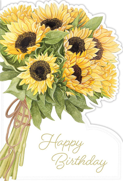 Bunches Of Sunflowers Birthday Card - Lemon And Lavender Toronto