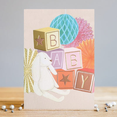 Bunny Baby Card - Lemon And Lavender Toronto