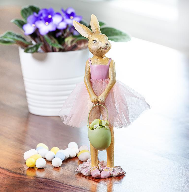 Bunny in Tutu with Egg Basket - Lemon And Lavender Toronto