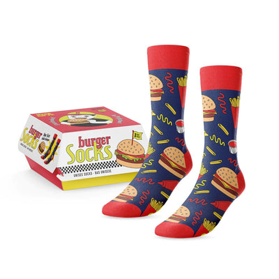 Burgers & Fries Socks - Lemon And Lavender Toronto