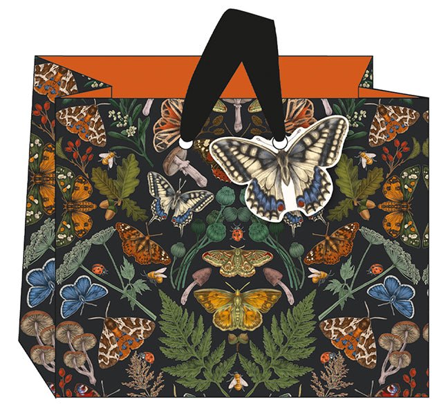 Butterflies Gift Bag -Medium - Lemon And Lavender Toronto