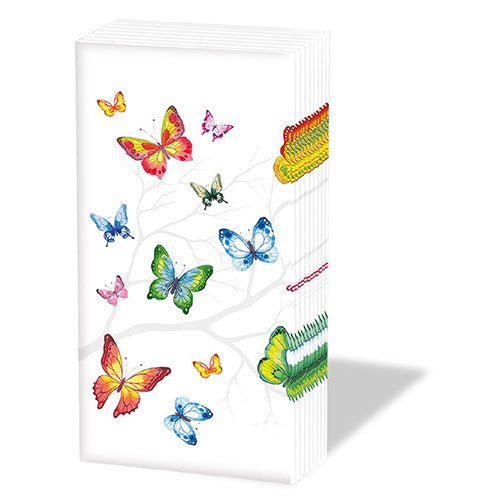 Butterflies Pocket Tissue - Lemon And Lavender Toronto