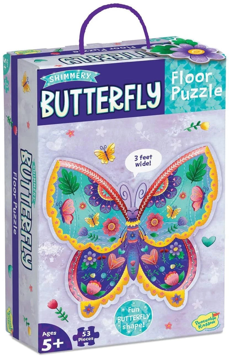 Butterfly Floor Puzzle - Lemon And Lavender Toronto