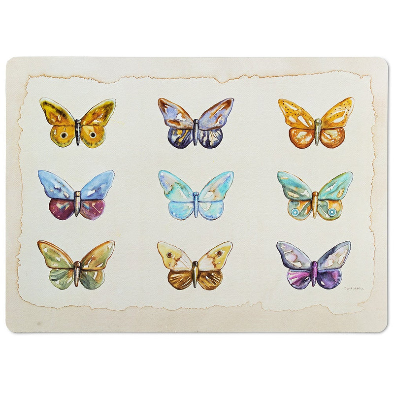 Butterfly Grid Placemat - Lemon And Lavender Toronto
