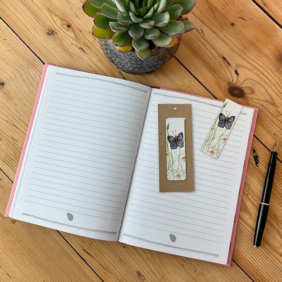 Butterfly Magnetic Bookmark - Lemon And Lavender Toronto