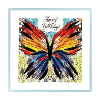 Butterfly Paint Quilling Card - Lemon And Lavender Toronto