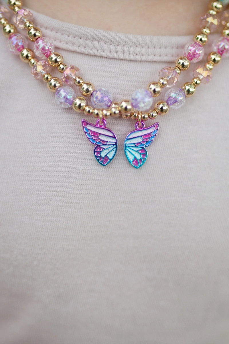 Butterfly Wishes BFF Necklace - Lemon And Lavender Toronto