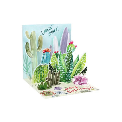 Cacti POP UP Card - Lemon And Lavender Toronto