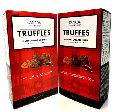 Canada Coast to Coast double maple caramel crunch truffles - Lemon And Lavender Toronto