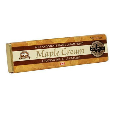 Canada True Maple Cream Chocolate Bar 50g - Lemon And Lavender Toronto