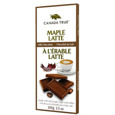 Canada True Maple Latte Milk Chocolate Bar 100gr - Lemon And Lavender Toronto