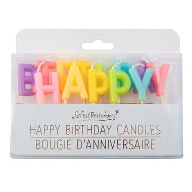 Candles - Rainbow - Happy Birthday - Lemon And Lavender Toronto