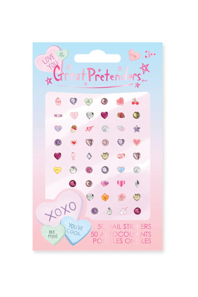 Candy Heart Nail Stickers - Lemon And Lavender Toronto