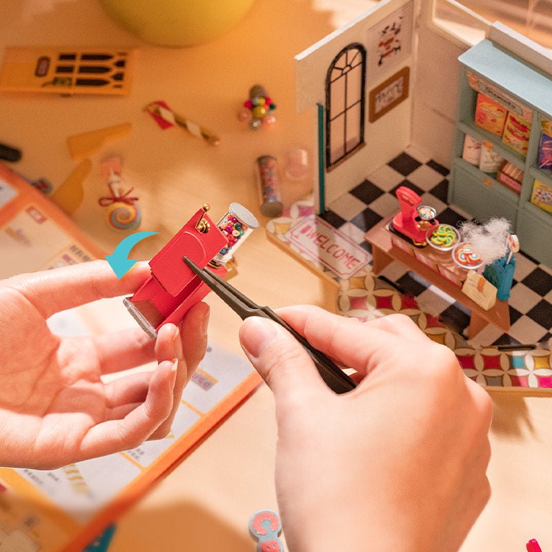 Candy House 3D Wooden - Diy Craft Kit Models - Lemon And Lavender Toronto