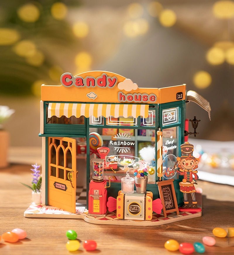 Candy House 3D Wooden - Diy Craft Kit Models - Lemon And Lavender Toronto